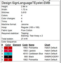 Load image into Gallery viewer, “T” Sign Language Fob