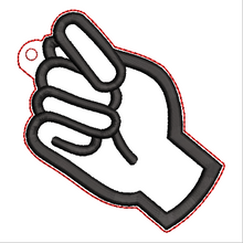 Load image into Gallery viewer, “T” Sign Language Ornament