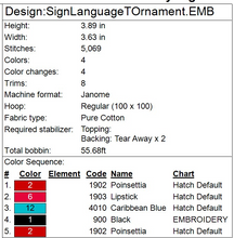 Load image into Gallery viewer, “T” Sign Language Ornament