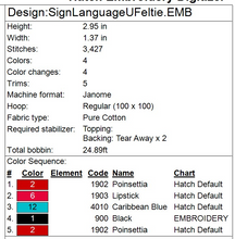 Load image into Gallery viewer, “U” Sign Language Fob