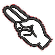 Load image into Gallery viewer, “U” Sign Language Ornament