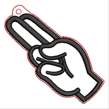 Load image into Gallery viewer, “U” Sign Language Ornament