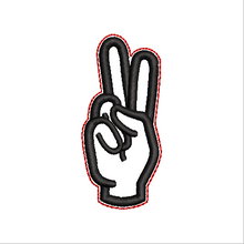 Load image into Gallery viewer, “V” Sign Language Fob