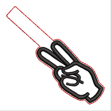Load image into Gallery viewer, “V” Sign Language Fob