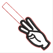 Load image into Gallery viewer, “W” Sign Language Fob