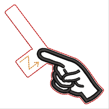 Load image into Gallery viewer, “Z” Sign Language Fob