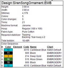 Load image into Gallery viewer, Siren Song Ornament