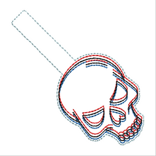 Load image into Gallery viewer, Skull 3D Fob