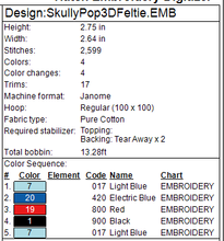 Load image into Gallery viewer, Skully Pop 3D Fob