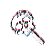 Load image into Gallery viewer, Skully Pop 3D Fob