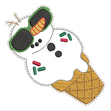 Load image into Gallery viewer, Snowman Cone Ornament