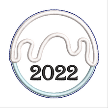 Load image into Gallery viewer, Snowy Bulb 2022 Ornament