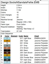 Load image into Gallery viewer, Socks and Sandals Fob