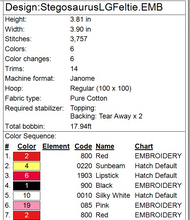 Load image into Gallery viewer, Stegosaurus Ornament