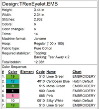 Load image into Gallery viewer, T Rex Fob