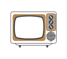Load image into Gallery viewer, Retro TV Sketch w/Applique