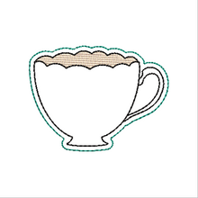 Load image into Gallery viewer, Tea Cup and Tag Two Bookmark/Feltie