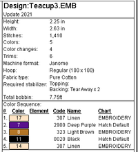 Load image into Gallery viewer, Tea Cup and Tag Three Bookmark/Feltie