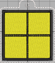 Load image into Gallery viewer, ITH 4 Square Game Piece Eyelet
