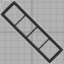 Load image into Gallery viewer, ITH "I" Shaped Game Piece Appliqué Bookmark