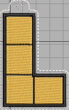 Load image into Gallery viewer, ITH "L" Shaped Game Piece Eyelet