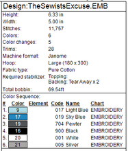 Load image into Gallery viewer, The Sewist's Excuse