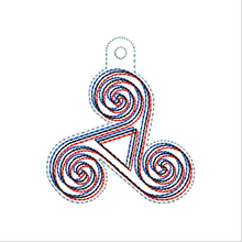 Load image into Gallery viewer, Triskelion 3D Fob
