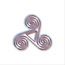 Load image into Gallery viewer, Triskelion 3D Fob