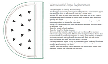 Load image into Gallery viewer, ITH Watermelon 5x7 Zipper Bag