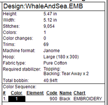 Load image into Gallery viewer, Whale and Sea 5x7