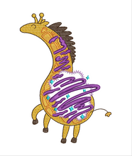 Load image into Gallery viewer, Wild Girwaffle Sketch and Fill