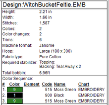 Load image into Gallery viewer, Halloween Witch Bucket Feltie