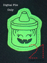 Load image into Gallery viewer, Halloween Witch Bucket Feltie