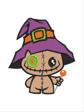 Load image into Gallery viewer, Witch Poppet 5x7