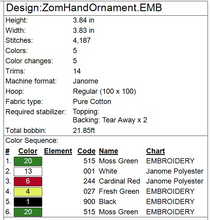 Load image into Gallery viewer, Zombie Hand Ornament