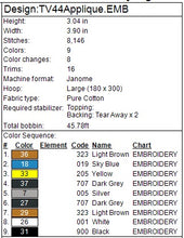 Load image into Gallery viewer, Retro TV Sketch w/Applique