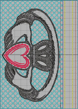 Load image into Gallery viewer, ITH Claddagh Zipper Bag