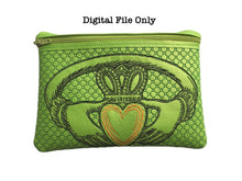 Load image into Gallery viewer, ITH Claddagh Zipper Bag