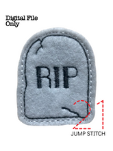 Load image into Gallery viewer, Tombstone Finger Puppet