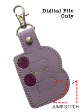 Load image into Gallery viewer, "B" Braille Fob