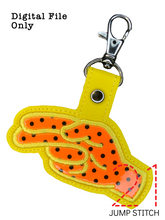 Load image into Gallery viewer, “H” Sign Language Fob