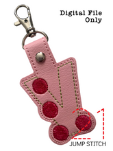 Load image into Gallery viewer, "V" Braille Fob