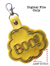 Load image into Gallery viewer, Boo! 3D Fob