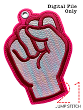 Load image into Gallery viewer, “S” Sign Language Ornament