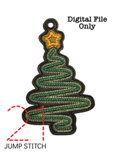 Load image into Gallery viewer, ITH Squiggle Tree Ornament
