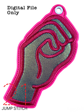 Load image into Gallery viewer, “O” Sign Language Ornament