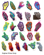 Load image into Gallery viewer, “A-Z” Sign Language Ornaments
