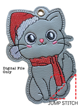 Load image into Gallery viewer, Christmas Cat Ornament