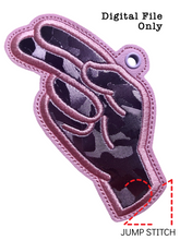Load image into Gallery viewer, "H" Sign Language Ornament