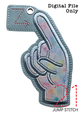 Load image into Gallery viewer, “Z” Sign Language Ornament